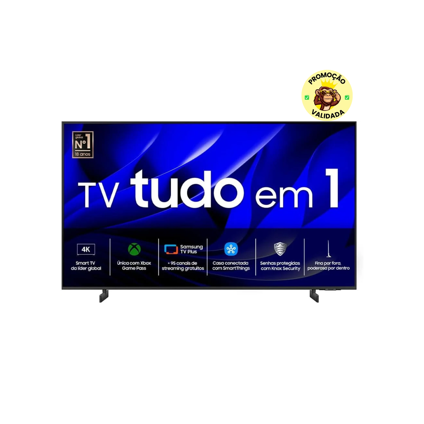 Promoção Samsung Smart TV 43 Crystal UHD 4K (Com Desconto)